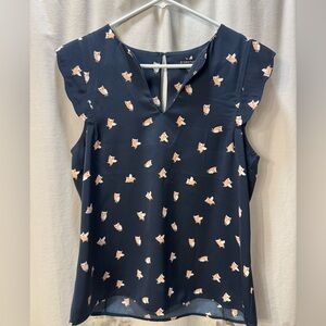 Dawney Scallop Trim Blouse